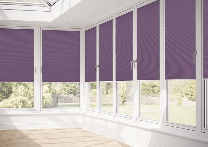 Obscura, Berry - Stick Fit Honeycomb Blind - Image 13